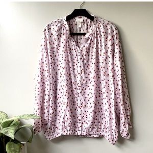 H&M Floral Print Blouse